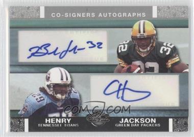 2007 Topps Co-Signers - Co-Signers Autographs #CSA-BJ - Brandon Jackson, Chris Henry