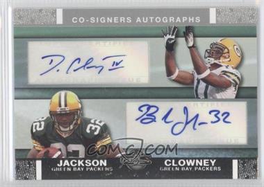 2007 Topps Co-Signers - Co-Signers Autographs #CSA-CJ - David Clowney, Brandon Jackson