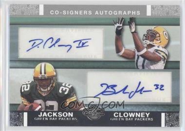 2007 Topps Co-Signers - Co-Signers Autographs #CSA-CJ - David Clowney, Brandon Jackson