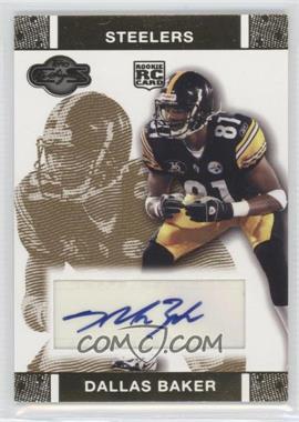 2007 Topps Co-Signers - Rookie Autographs - Gold #RA-DBA - Dallas Baker /25