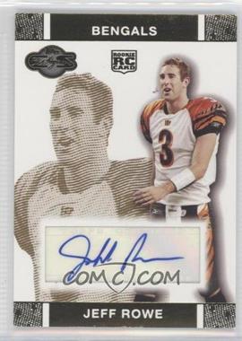 2007 Topps Co-Signers - Rookie Autographs - Gold #RA-JRO - Jeff Rowe /25