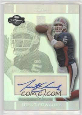 2007 Topps Co-Signers - Rookie Autographs - Holo Silver #RA-TE - Trent Edwards /10