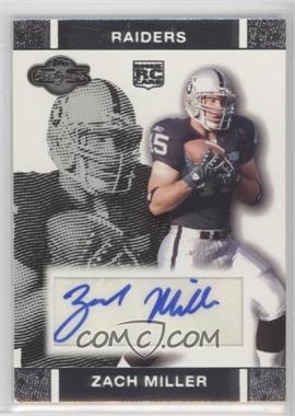 2007 Topps Co-Signers - Rookie Autographs #RA-ZM - Zach Miller