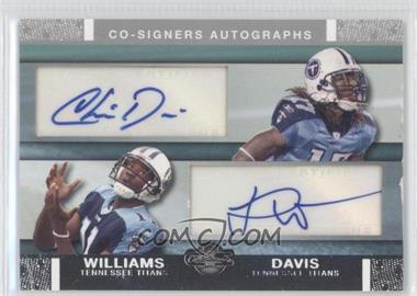 2007 Topps Co-Signers - Rookie Co-Signers Dual Autographs #RCSA-DW - Chris Davis, Paul Williams /25 [Noted]
