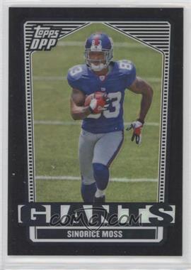 2007 Topps Draft Picks and Prospects (DPP) - [Base] - Chrome Black Refractor #55 - Sinorice Moss