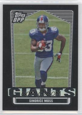 2007 Topps Draft Picks and Prospects (DPP) - [Base] - Chrome Black Refractor #55 - Sinorice Moss