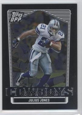 2007 Topps Draft Picks and Prospects (DPP) - [Base] - Chrome Black #10 - Julius Jones