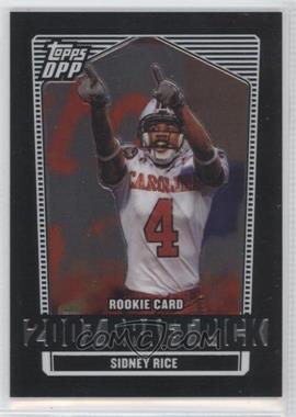 2007 Topps Draft Picks and Prospects (DPP) - [Base] - Chrome Black #154 - Sidney Rice