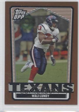 2007 Topps Draft Picks and Prospects (DPP) - [Base] - Chrome Bronze Refractor #80 - Wali Lundy /250