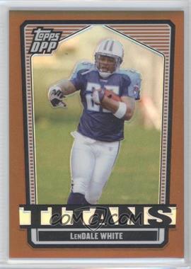 2007 Topps Draft Picks and Prospects (DPP) - [Base] - Chrome Bronze Refractor #90 - LenDale White /250