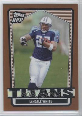 2007 Topps Draft Picks and Prospects (DPP) - [Base] - Chrome Bronze Refractor #90 - LenDale White /250