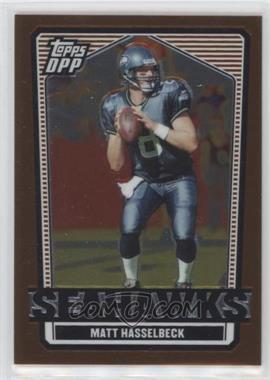 2007 Topps Draft Picks and Prospects (DPP) - [Base] - Chrome Bronze #31 - Matt Hasselbeck