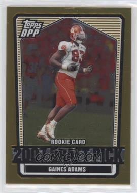 2007 Topps Draft Picks and Prospects (DPP) - [Base] - Chrome Gold #107 - Gaines Adams /99