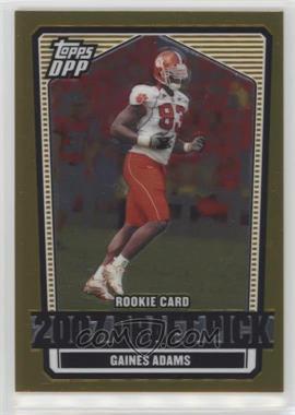 2007 Topps Draft Picks and Prospects (DPP) - [Base] - Chrome Gold #107 - Gaines Adams /99