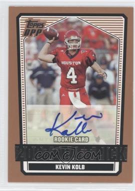 2007 Topps Draft Picks and Prospects (DPP) - [Base] - Draft Pick Autographs #120 - Kevin Kolb /100