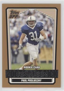 2007 Topps Draft Picks and Prospects (DPP) - [Base] #110 - Paul Posluszny