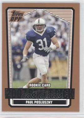 2007 Topps Draft Picks and Prospects (DPP) - [Base] #110 - Paul Posluszny