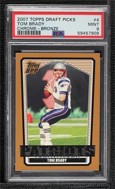 2007 Topps Draft Picks and Prospects (DPP) - [Base] #4 - Tom Brady [PSA 9 MINT]