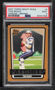 2007 Topps Draft Picks and Prospects (DPP) - [Base] #4 - Tom Brady [PSA 9 MINT]