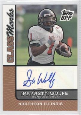 2007 Topps Draft Picks and Prospects (DPP) - Class Marks Autographs #CM-GW - Garrett Wolfe