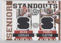 Brian Leonard, Thomas Clayton #/49