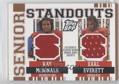 2007 Topps Draft Picks and Prospects (DPP) - Senior Standouts Senior Bowl Combo Relics #SSCR-ME - Ray McDonald, Earl Everett /199