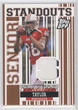 2007 Topps Draft Picks and Prospects (DPP) - Senior Standouts Senior Bowl Relics - Prime #SS-CT - Courtney Taylor /99