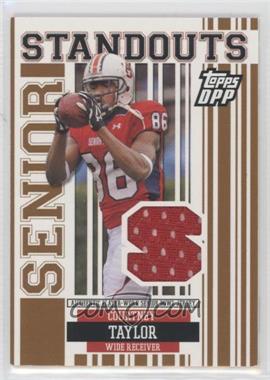 2007 Topps Draft Picks and Prospects (DPP) - Senior Standouts Senior Bowl Relics #SS-CT - Courtney Taylor