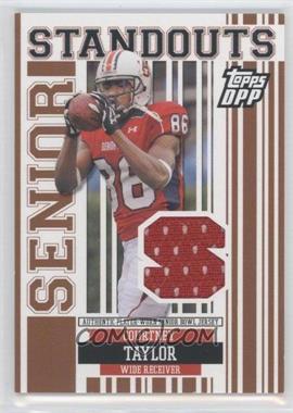2007 Topps Draft Picks and Prospects (DPP) - Senior Standouts Senior Bowl Relics #SS-CT - Courtney Taylor