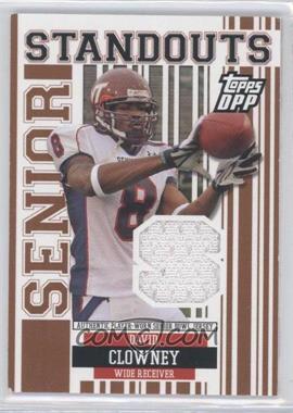 2007 Topps Draft Picks and Prospects (DPP) - Senior Standouts Senior Bowl Relics #SS-DC - David Clowney