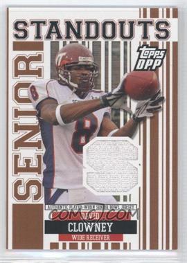 2007 Topps Draft Picks and Prospects (DPP) - Senior Standouts Senior Bowl Relics #SS-DC - David Clowney