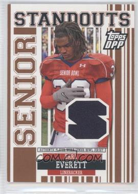 2007 Topps Draft Picks and Prospects (DPP) - Senior Standouts Senior Bowl Relics #SS-EE - Earl Everett