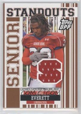 2007 Topps Draft Picks and Prospects (DPP) - Senior Standouts Senior Bowl Relics #SS-EE - Earl Everett