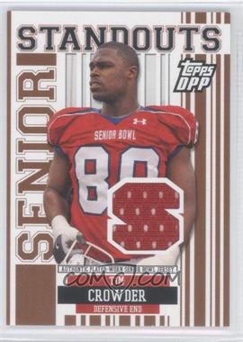 2007 Topps Draft Picks and Prospects (DPP) - Senior Standouts Senior Bowl Relics #SS-TC - Tim Crowder