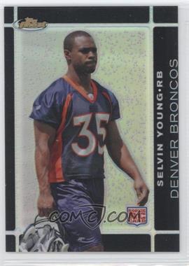 2007 Topps Finest - [Base] - Black Refractor #121 - Rookie - Selvin Young /99