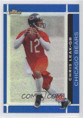 2007 Topps Finest - [Base] - Blue Refractor #108 - Rookie - Chris Leak /299