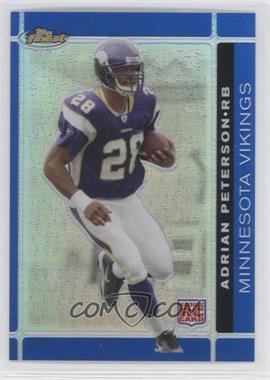2007 Topps Finest - [Base] - Blue Refractor #112 - Rookie - Adrian Peterson /299