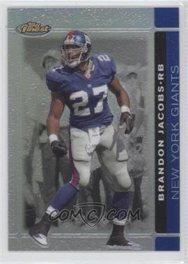 2007 Topps Finest - [Base] - Blue Refractor #48 - Brandon Jacobs /299