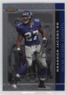 2007 Topps Finest - [Base] - Blue Refractor #48 - Brandon Jacobs /299