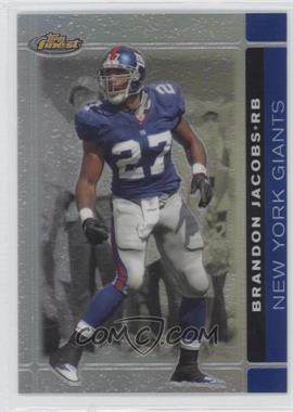 2007 Topps Finest - [Base] - Blue Refractor #48 - Brandon Jacobs /299