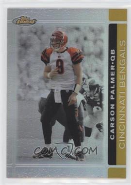 2007 Topps Finest - [Base] - Gold Refractor #5 - Carson Palmer /50 [EX to NM]