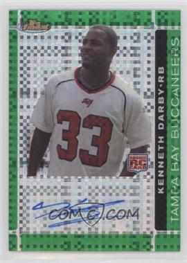 2007 Topps Finest - [Base] - Green X-Fractor Autographs #124 - Rookie - Kenneth Darby /25