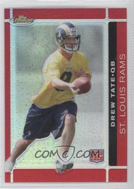 2007 Topps Finest - [Base] - Refractor #110 - Rookie - Drew Tate