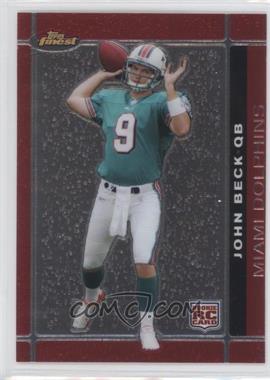 2007 Topps Finest - [Base] #103 - Rookie - John Beck