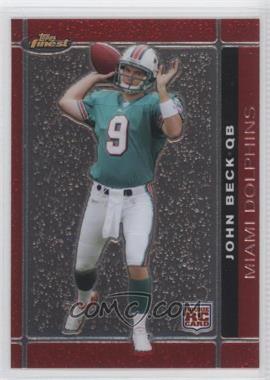 2007 Topps Finest - [Base] #103 - Rookie - John Beck