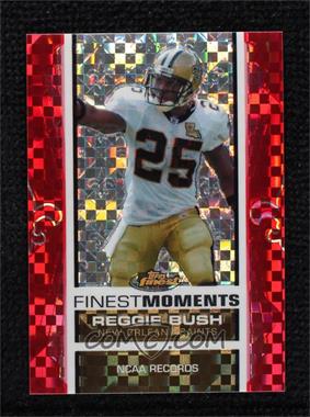 2007 Topps Finest - Finest Moments Reggie Bush - X-Fractor #RB8 - Reggie Bush (NCAA Records) /50