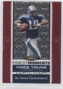 2007 Topps Finest - Finest Moments Vince Young #VY14 - Vince Young (NFL Rookie Achievements) /899