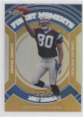 2007 Topps Finest - Rookie Finest Moments - Gold Refractor #RFM-DJ - Dwayne Jarrett /50