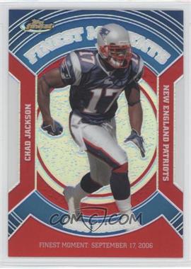 2007 Topps Finest - Rookie Finest Moments - Refractor #RFM-CJ - Chad Jackson
