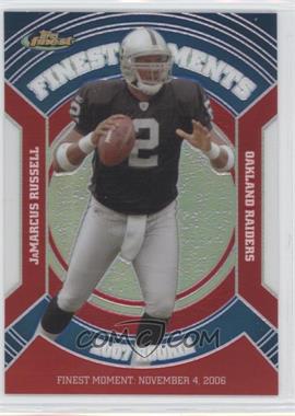 2007 Topps Finest - Rookie Finest Moments - Refractor #RFM-JR - JaMarcus Russell